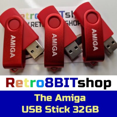Retro8BITShop Amiga Top 100 Games and more USB Stick 32GB