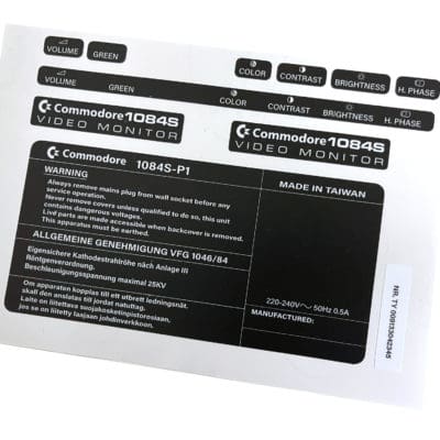 1084S black edition sticker set