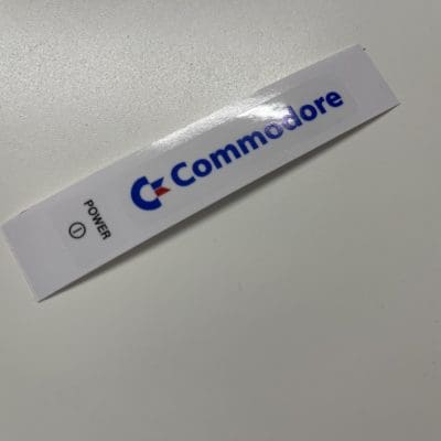 1084 monitor Power & logo transparent sticker