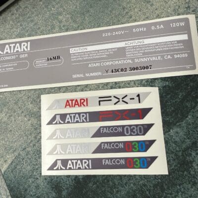 Atari Falcon sticker set